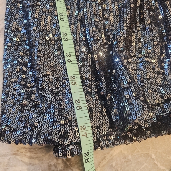 L'Atiste by Amy Sequin Long Sleeve Romper Black Silver Medium - Picture 8 of 10